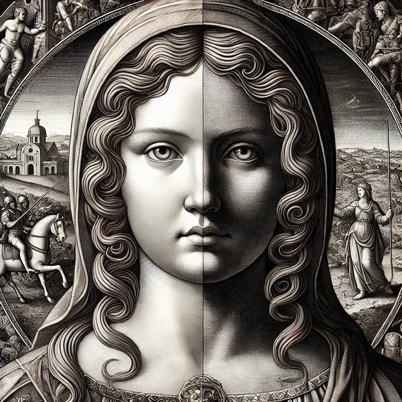 Ilustración de «La historia de Atalanta»