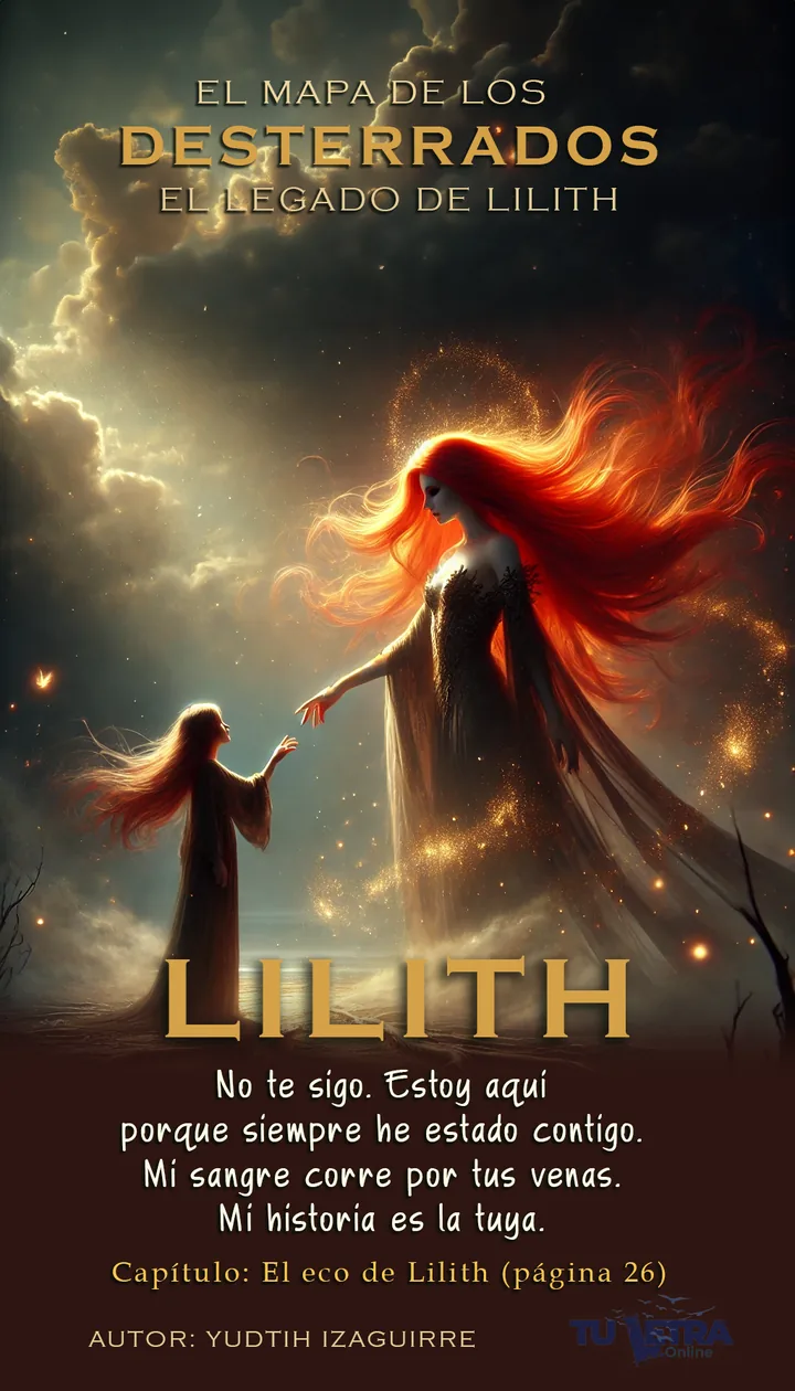 Lilith: «No te sigo. Estoy aquí porque siempre he estado contigo. Mi sangre corre por tus venas. Mi historia es la tuya.»