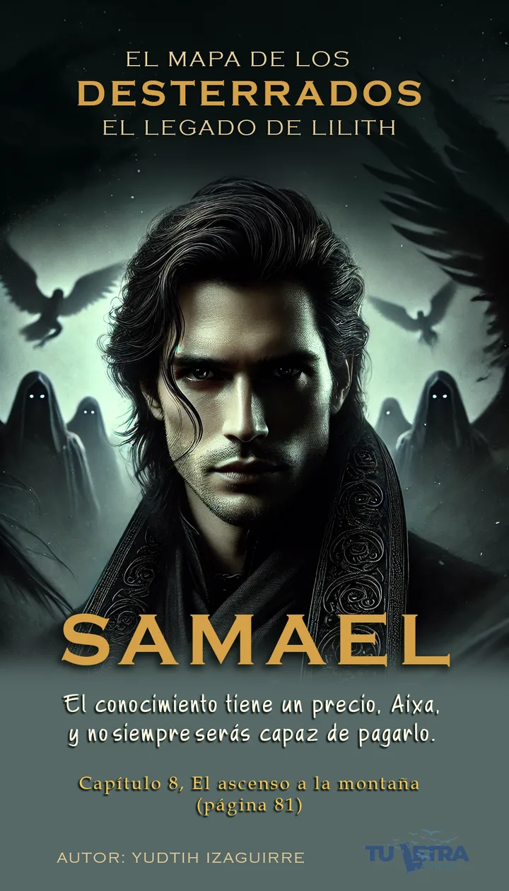 Samael: «El conocimiento tiene un precio, Aixa, y no siempre serás capaz de pagarlo.»